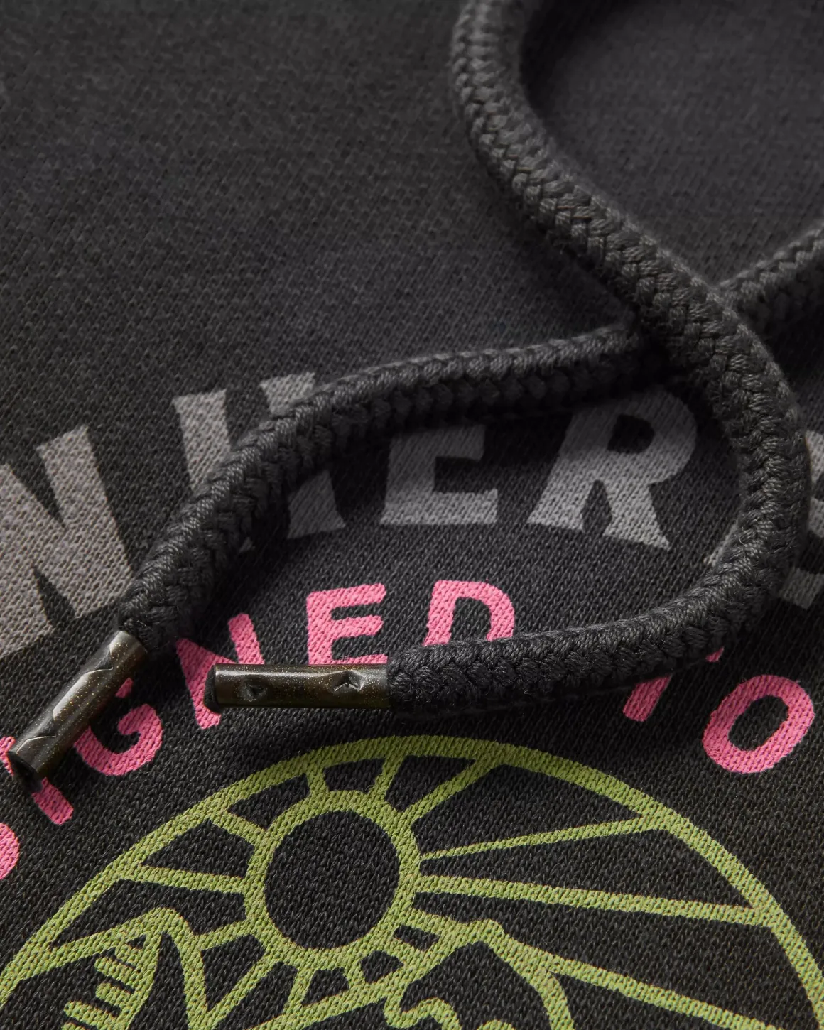 In The Woods Long Sleeve Hoodie - Black