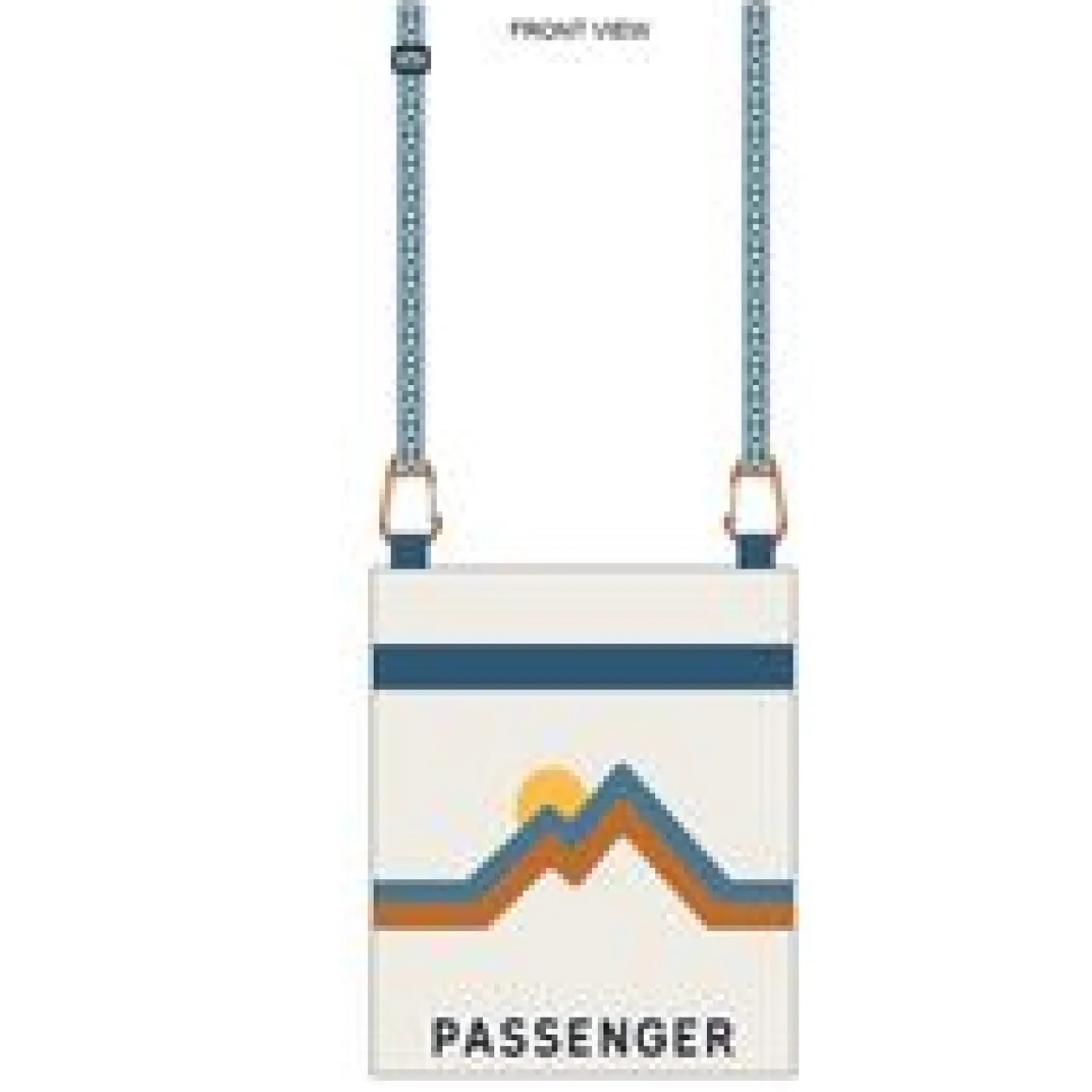 Journey Organic Crossbody Bag - Pebble Gray