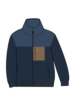 Journey Recycled Insulated Jacket - Rich Navy/Dark Denim