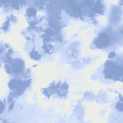 Juana Recycled Polar Hooded Fleece - Tie Dye Cornflower