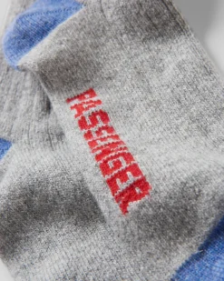 Koa Recycled Crew Socks - Gray Marl