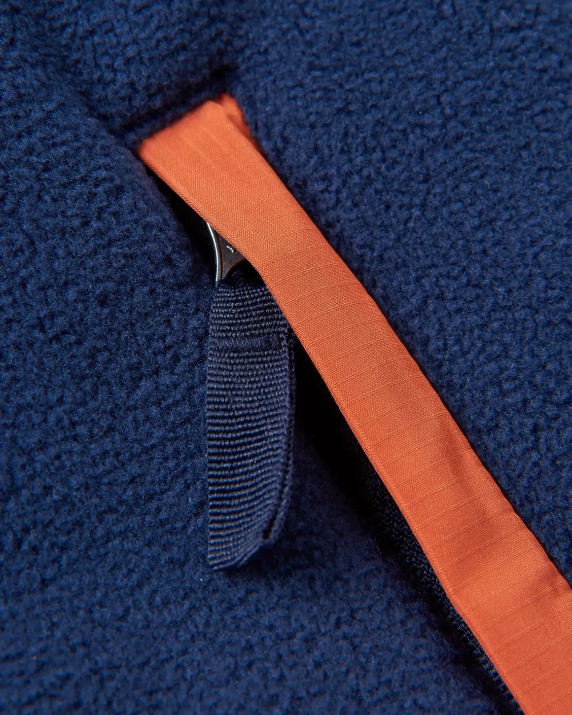 Loch Hooded Recycled Polar Fleece - Rain Forest/Rich Navy