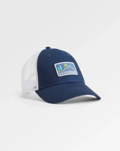 Made To Roam Mesh Snapback Hat - Rich Navy