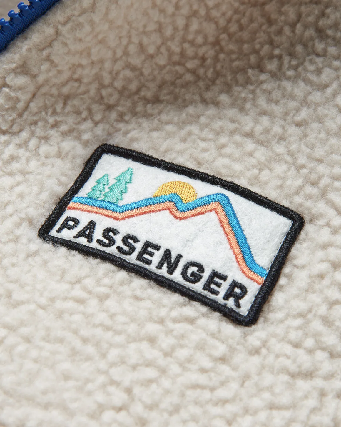 Maine 2.0 Half Zip Recycled Sherpa Fleece - Oatmeal