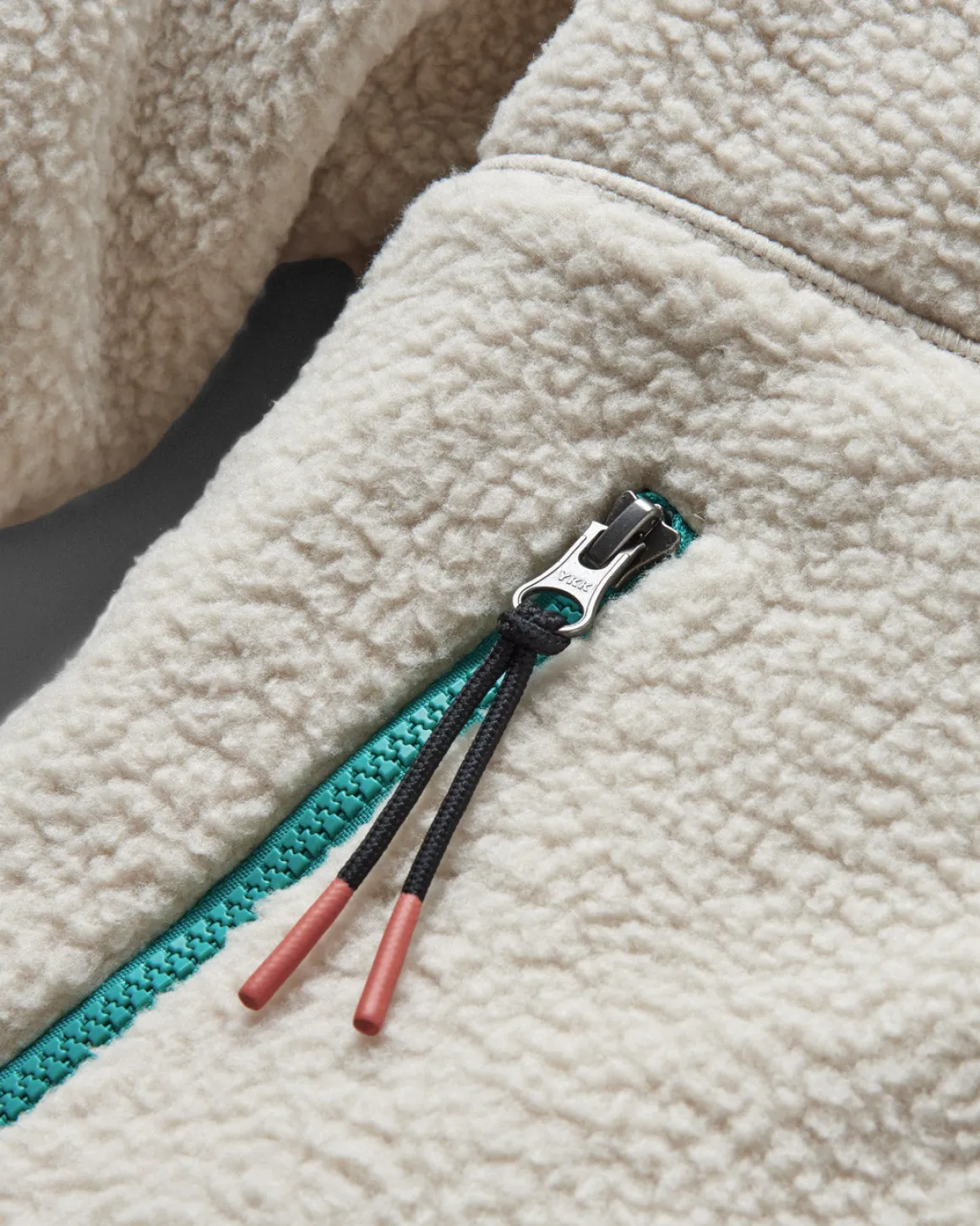 Maine 2.0 Half Zip Recycled Sherpa Fleece - Oatmeal