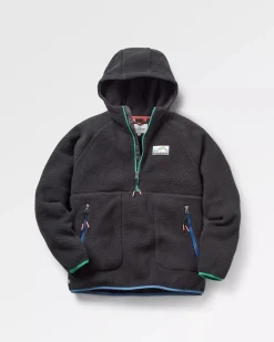 Maine 2.0 Half Zip Recycled Sherpa Fleece - Black