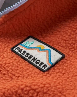 Maine 2.0 Half Zip Recycled Sherpa Fleece - Blue Steel