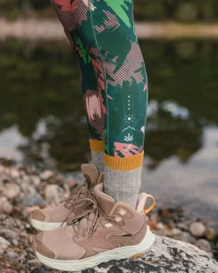 Mantra Recycled Active Legging - Abstract Mountain Fir Tree