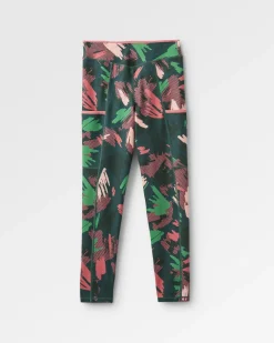 Mantra Recycled Active Legging - Abstract Mountain Fir Tree