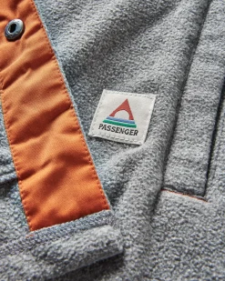 Maple Polar Recycled Fleece Shirt - Gray Marl