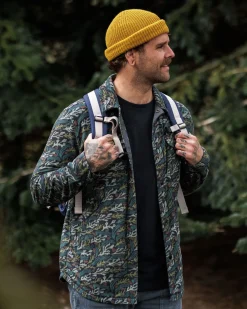 Maple Polar Recycled Fleece Shirt - Ocean Current Black