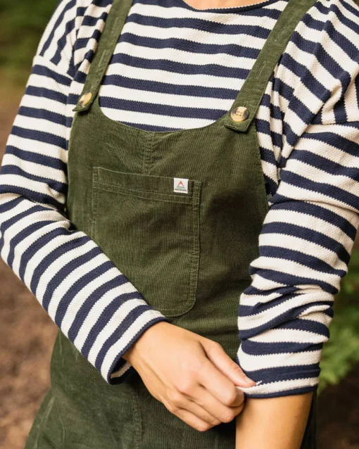 Meadows Organic Cotton Corduroy Overalls - Fir Tree