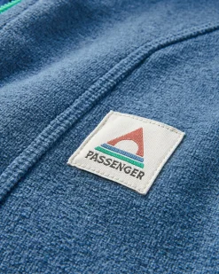 Men's Pinegrove Recycled Polartec Fleece Hoodie - Dark Denim Marl