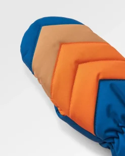 Moonlight Mittens - Tidal Blue Orange Multi