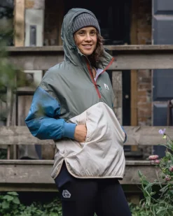 Moonlight Recycled Insulated Pullover - Dusty Olive