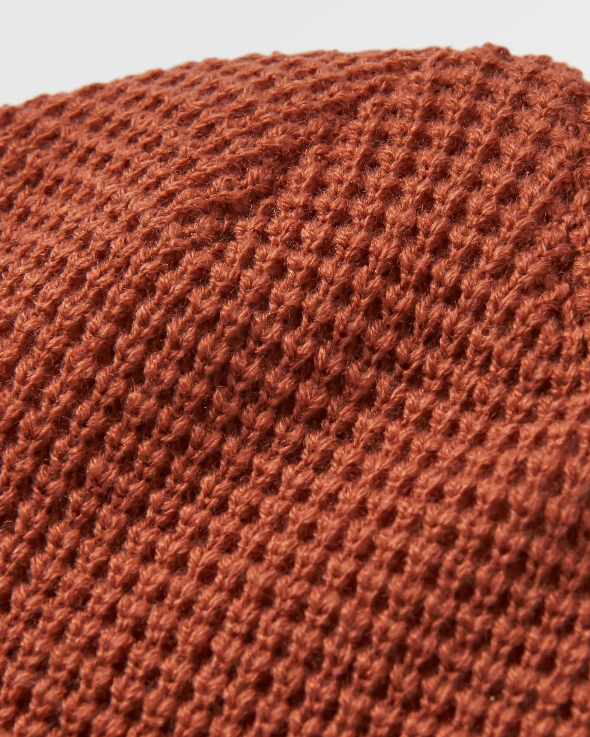 Moss Double Layer Recycled Waffle Hat - Baked Clay