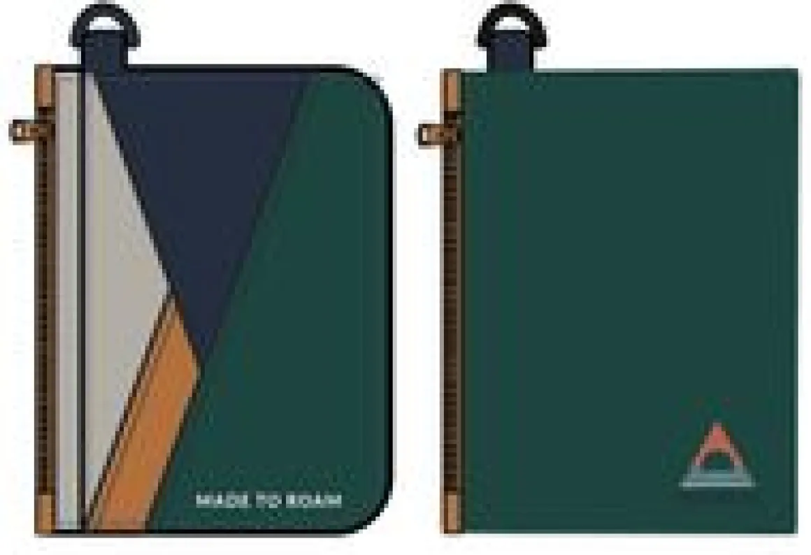 Mountain Recycled Card Holder - Rain Forest Orange Multi
