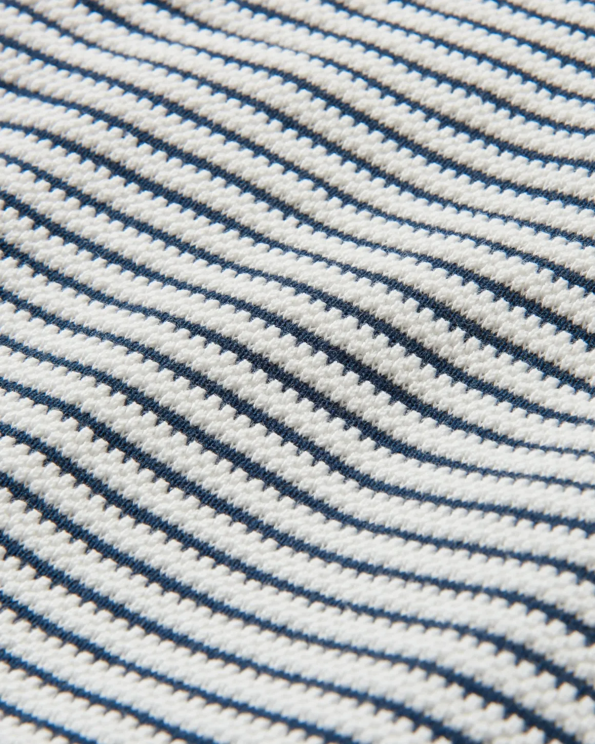 Muir Organic Knitted Sweater - Off White Stripe
