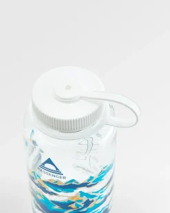 Nalgene 1L Wide Mouth Water Bottle - Winter Mountains