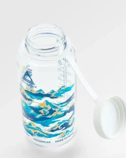 Nalgene 1L Wide Mouth Water Bottle - Winter Mountains