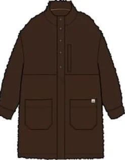 Nash Recycled Fleece Jacket - Coffee