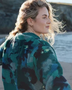 Navegado Recycled Soft-Touch Sherpa Fleece - Alpine Camo Rain Forest