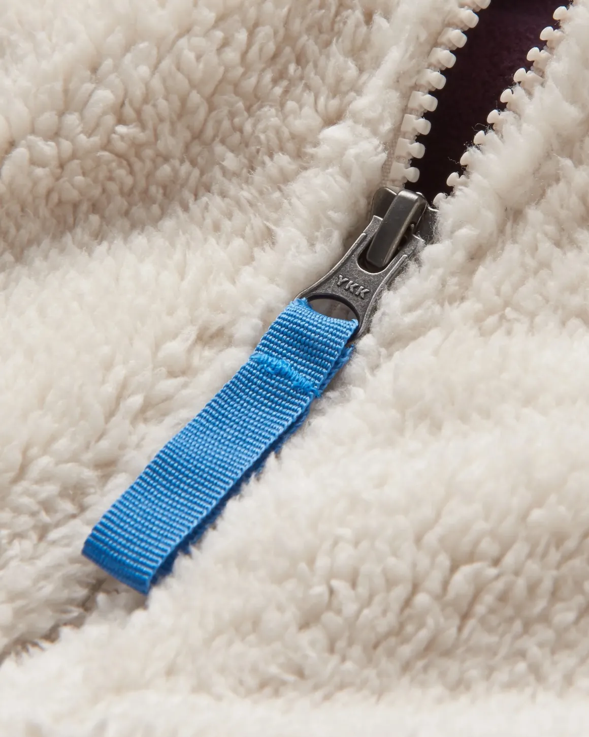 Nestling Recycled Polar-Lined Sherpa Fleece - Deep Plum