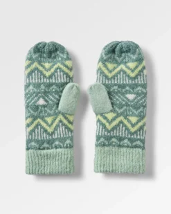 Nettle Recycled Fleece Lined Mittens - Arctic
