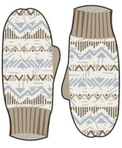 Nettle Recycled Fleece Lined Mittens - Birch