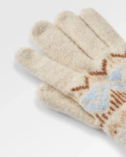 Nettle Recycled Knitted Gloves - Birch