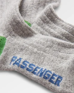 Noosa Recycled Crew Socks - Gray Marl