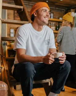 Nowhere Bound Recycled Cotton T-Shirt - White