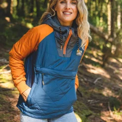 Ocean Recycled Insulated Half Zip Jacket - Ensign Blue