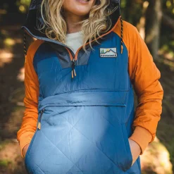 Ocean Recycled Insulated Half Zip Jacket - Ensign Blue