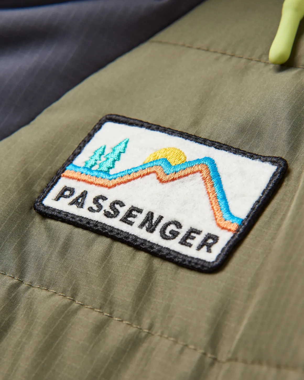 Ocean Recycled Insulated Half Zip Jacket - Dusty Olive