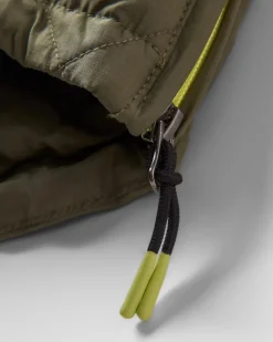 Ocean Recycled Insulated Half Zip Jacket - Dusty Olive