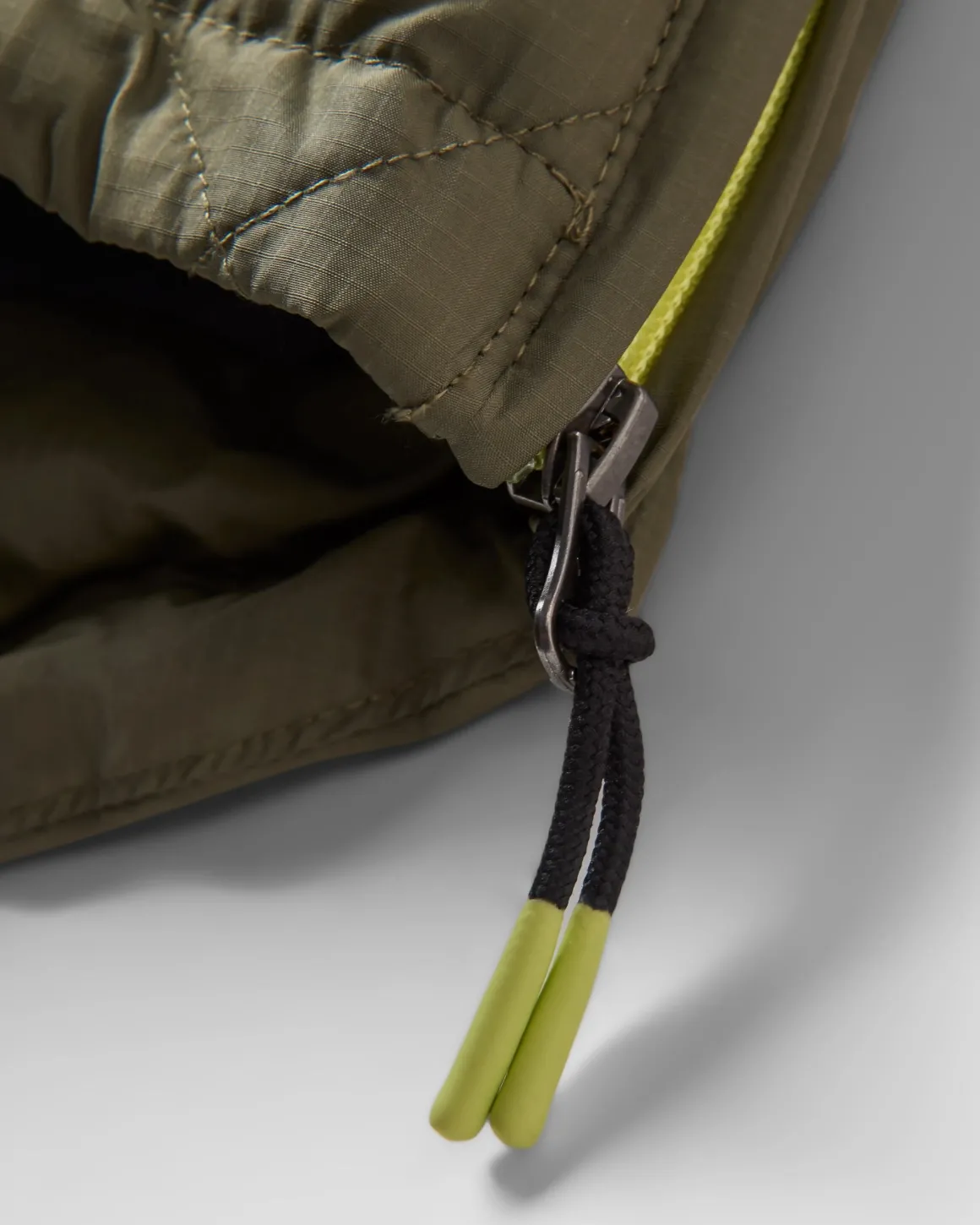 Ocean Recycled Insulated Half Zip Jacket - Dusty Olive