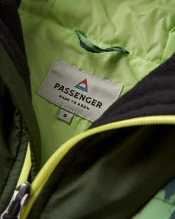 Ocean Recycled Insulated Half Zip Jacket - Abstract Mountain Fir Tree