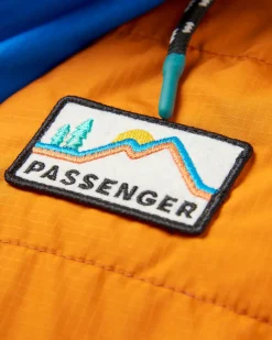 Ocean Recycled Insulated Half Zip Jacket - Sunrise Orange