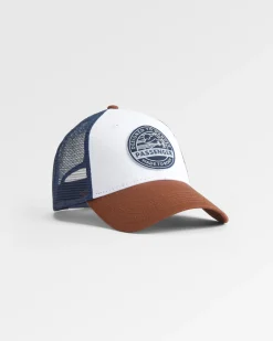 Odyssey Mesh Snapback Hat - Rich Navy/Rubber