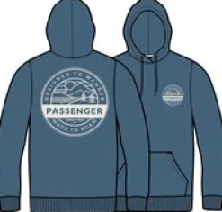 Odyssey Organic Cotton Hoodie - Blue Steel