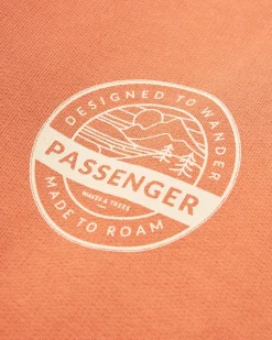 Odyssey Organic Cotton Long Sleeve Sweatshirt - Burnt Orange