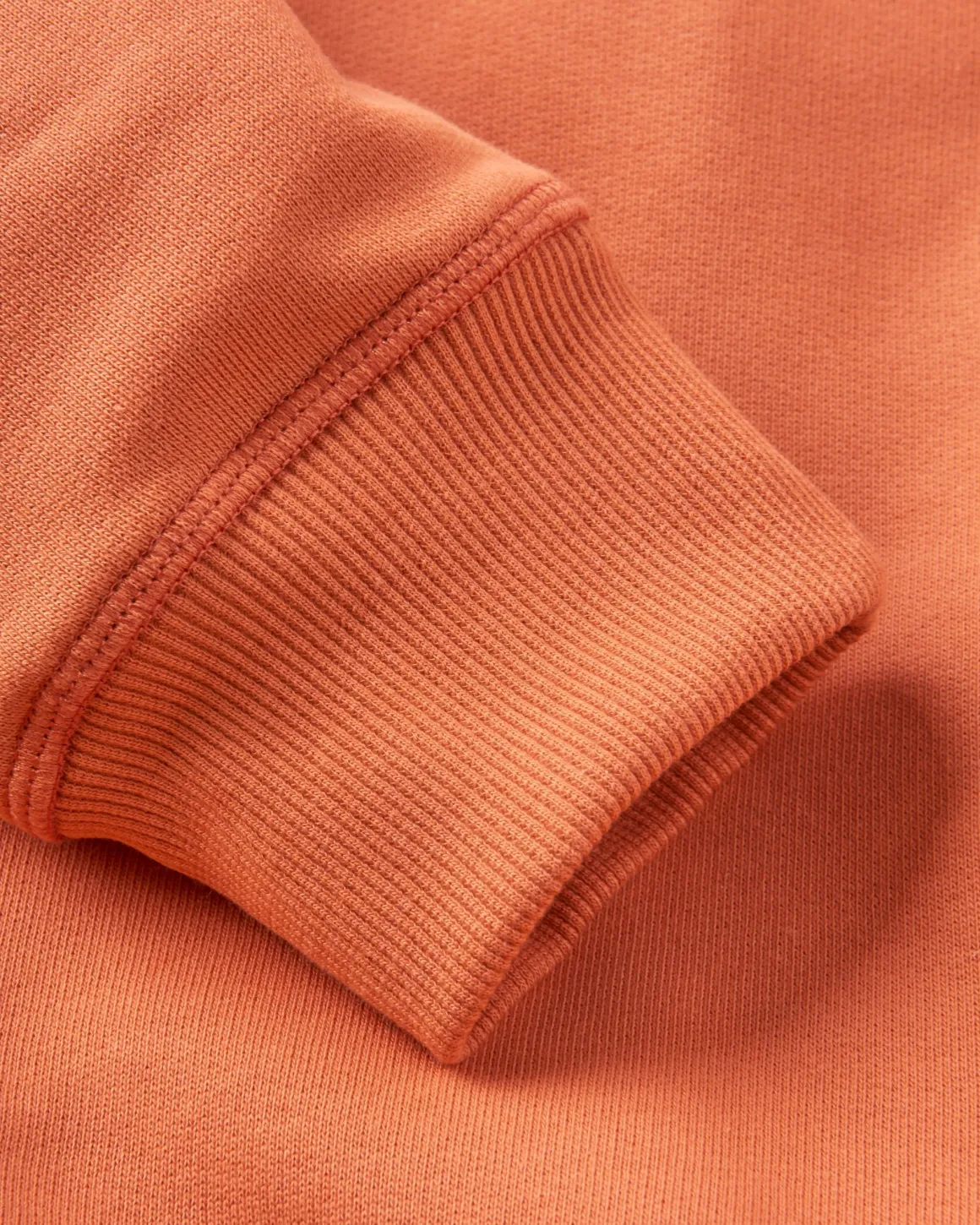 Odyssey Organic Cotton Long Sleeve Sweatshirt - Burnt Orange