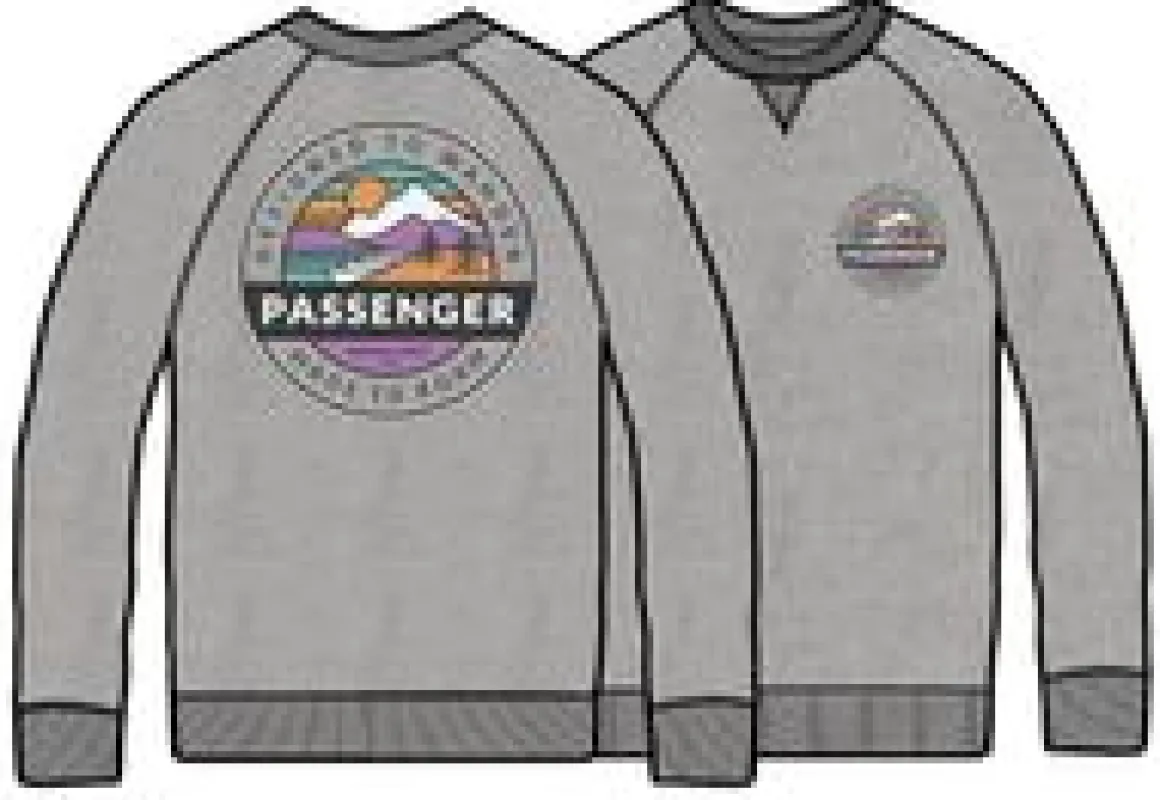 Odyssey Organic Cotton Sweatshirt - Mid Gray Marl