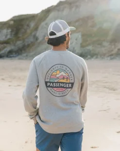 Odyssey Organic Cotton Sweatshirt - Mid Gray Marl