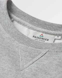 Odyssey Organic Cotton Sweatshirt - Mid Gray Marl