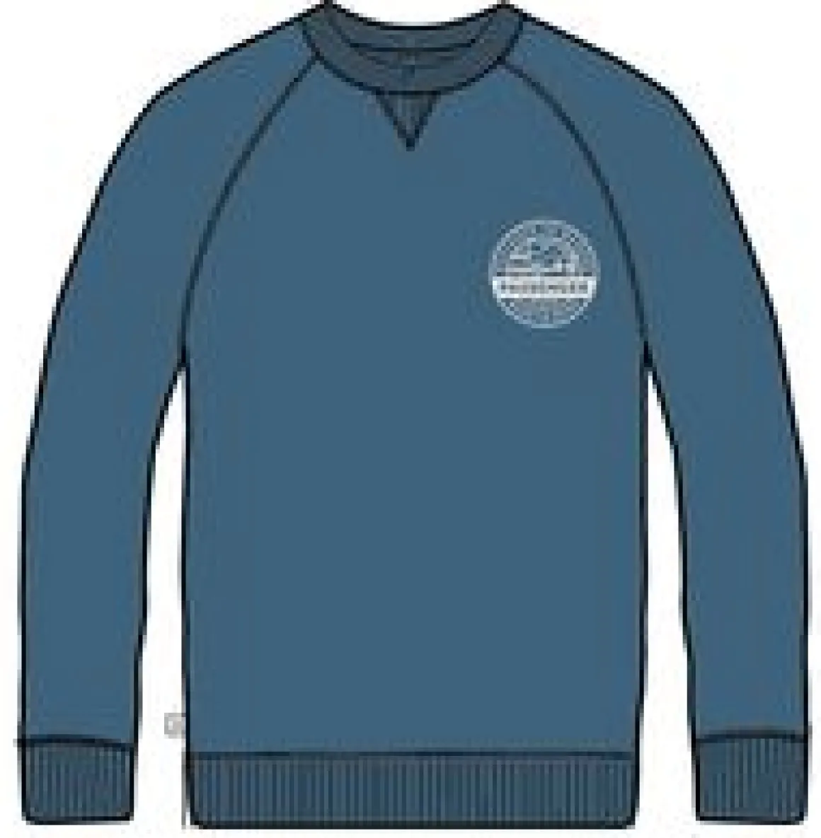Odyssey Organic Cotton Sweatshirt - Blue Steel