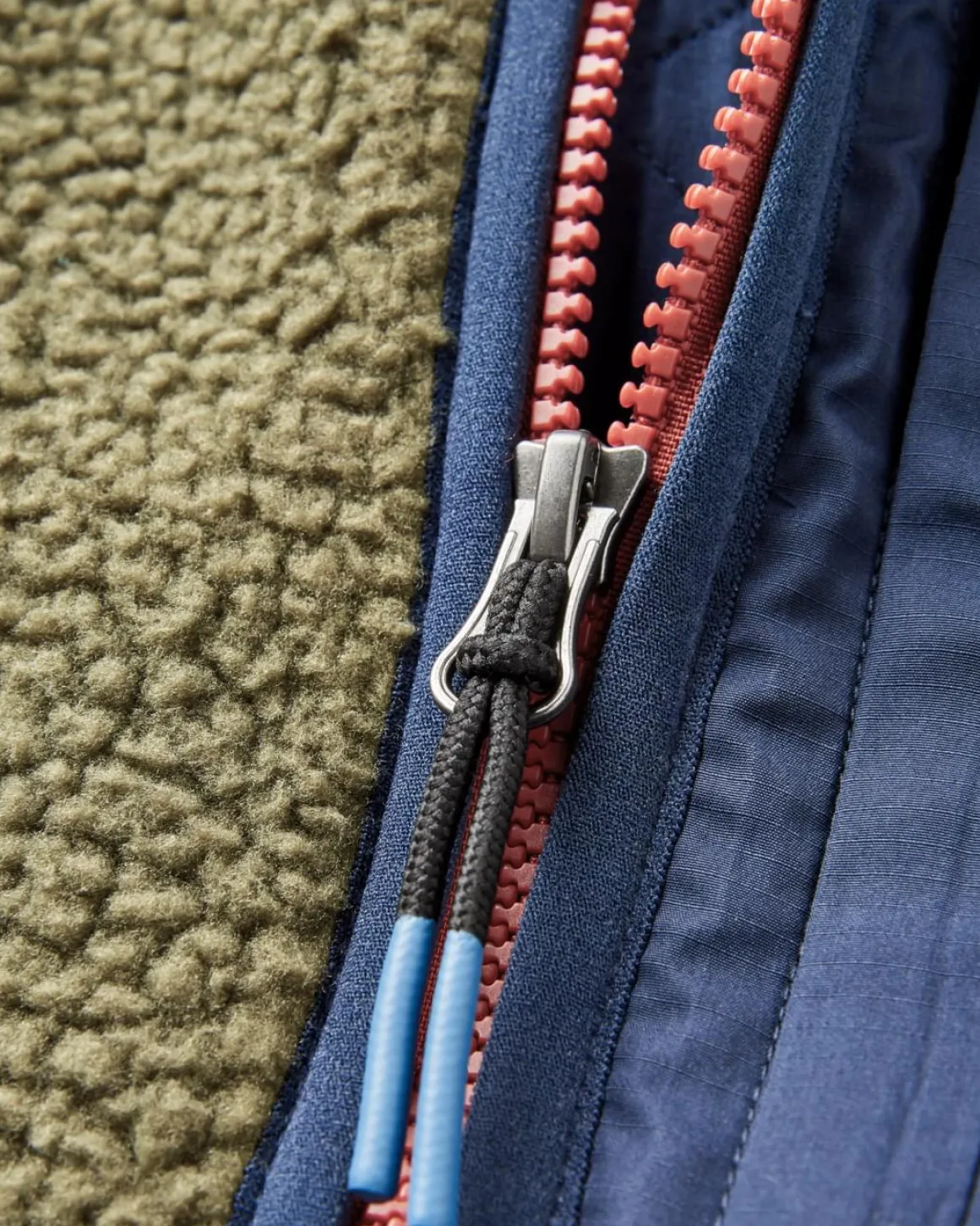 Offgrid 2.0 Half Zip Recycled Sherpa Fleece - Khaki Green