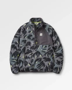 Offgrid 2.0 Half Zip Recycled Sherpa Fleece - Abstract Mountain Charcoal