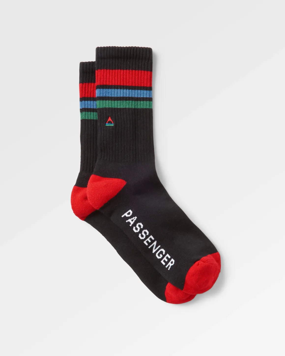 Organic Midweight Crew Socks - Black